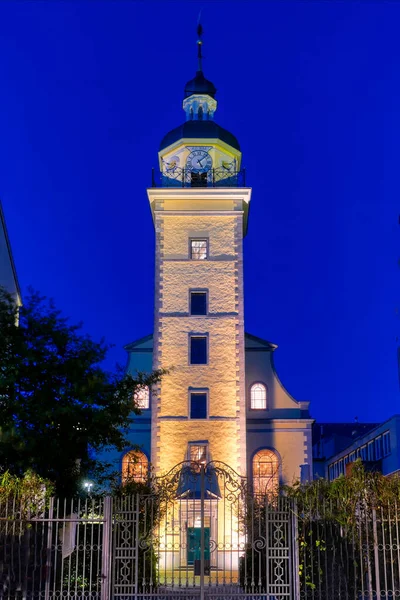 Historyczny Kościół Starym Centrum Dusseldorfu — Zdjęcie stockowe
