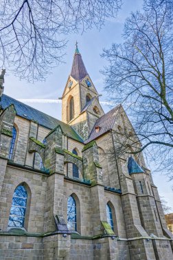 Essen Çelik 'teki tarihi kilise binası.