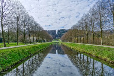 Tarihsel orman bahçesi ve Kleve 'deki Tiergarten hayvanat bahçesi
