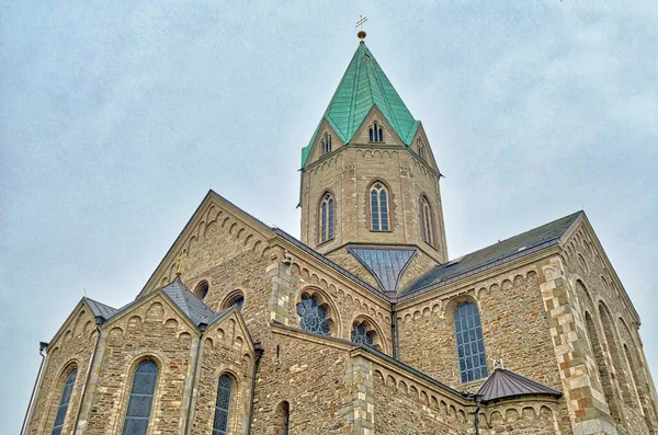 Историческая Романская Церковь Эссена Вердена — стоковое фото