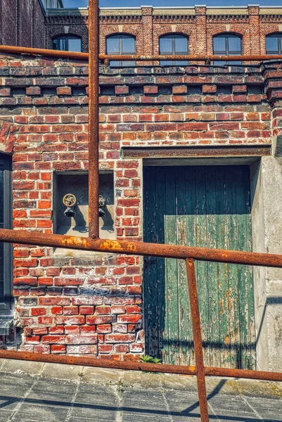 Bocholt历史上的纺纱厂建筑 — 图库照片