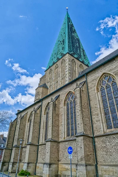 Historische Kirche Rathaus Bocholt — Stockfoto