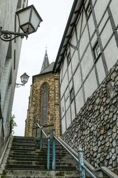 Old Slate Facades Historical Centre Mettmann — Stock Photo, Image