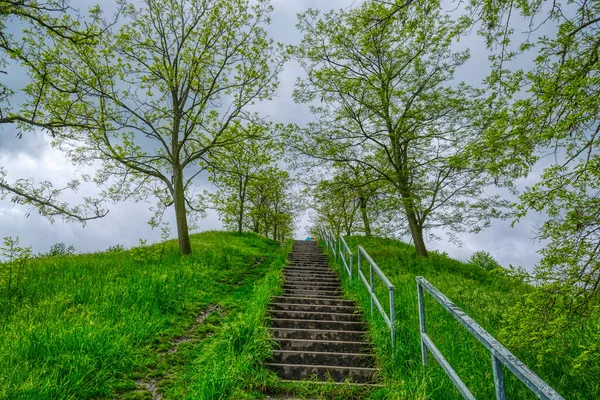 Stair Rungenberg Stockpile Gelsenkirchen Buer — Stock Photo, Image