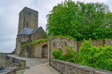Hattingen Blankenstein 'da tarihi bir şatoya bak