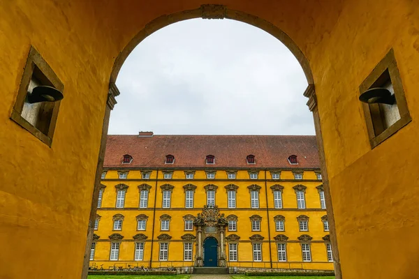 Eingangstor Eines Historischen Schlosses Osnabrück — Stockfoto