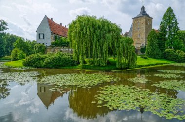 Burgsteinfurt 'ta tarihi bir şatoya bak