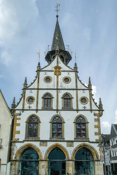 Burgsteinfurt Történelmi Városházájának Homlokzata — Stock Fotó