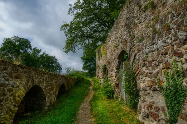 Muro Storico Della Città Blankenberg — Foto Stock