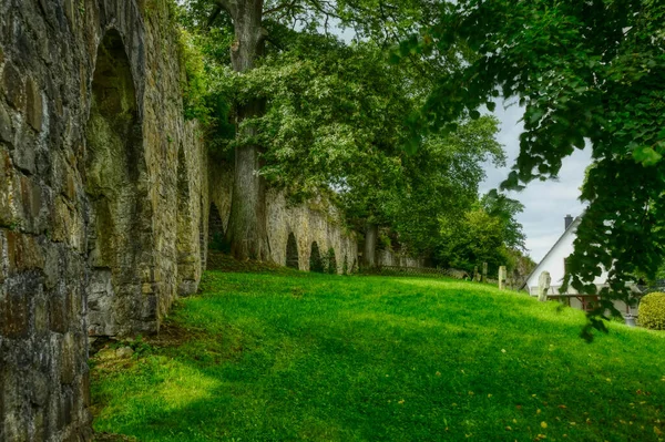 Middeleeuwse Stadsmuur Blankenberg — Stockfoto