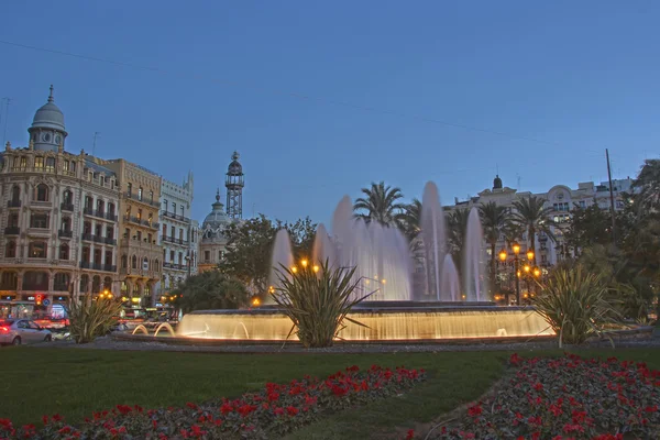 Placa de Ajuntamento in Valencia — Zdjęcie stockowe