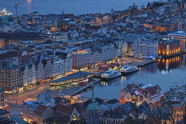 Bergen – přehled — Stock fotografie