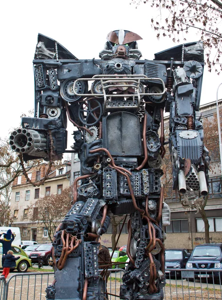Exposición robots transformadores — Foto de Stock