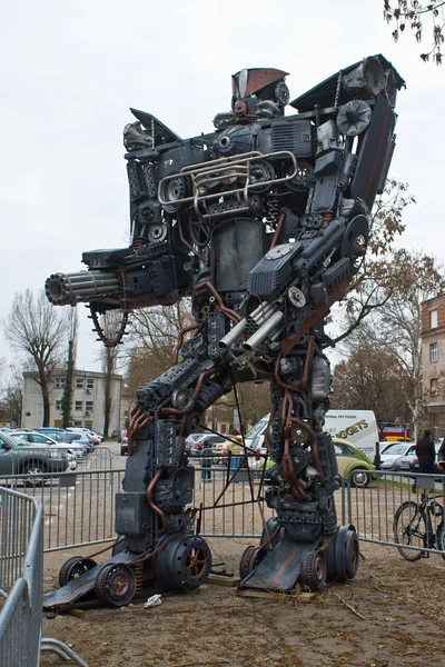 Transformers robots exhibition — Stock Photo, Image