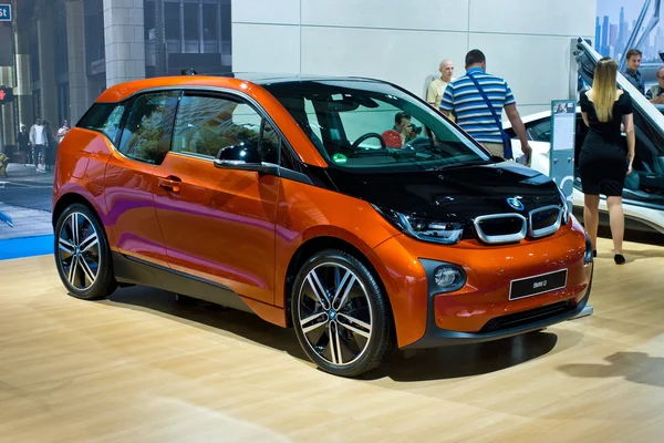 BMW I3 carro elétrico em exposição — Fotografia de Stock