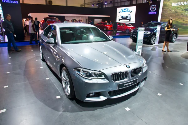 Samochód BMW 4 seria prezentowane na wyświetlaczu Obraz Stockowy