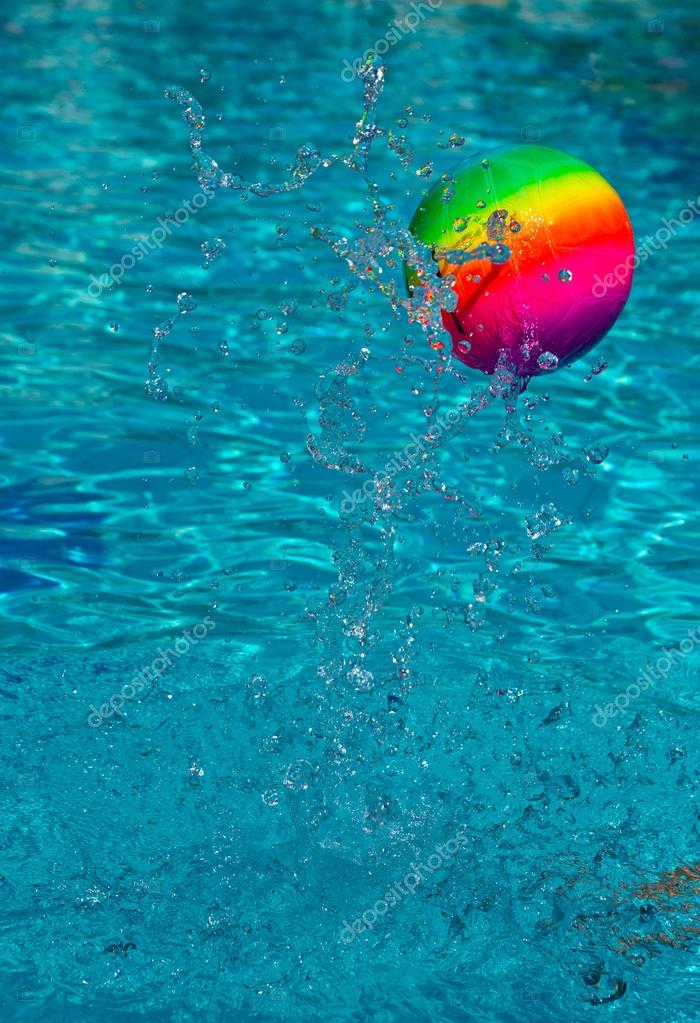 Beach Ball In Water beach ball splashing water in pool — stock photo © bertys30 #118920954 Beach Ball In Water beach ball splashing water in pool — stock photo © bertys30 #118920954