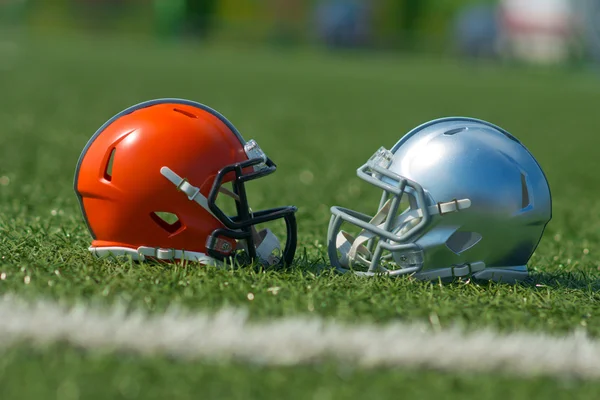 American football helmets — Stock Photo, Image