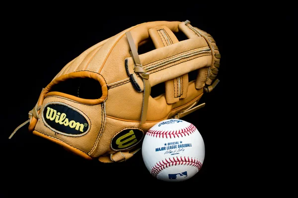 Major league baseball apparatuur — Stockfoto