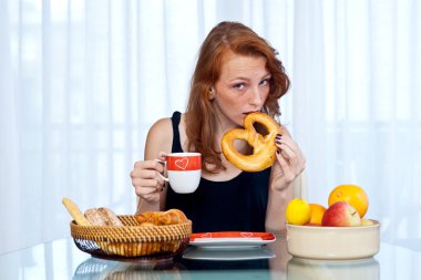 brakfast, çiller ile genç kız
