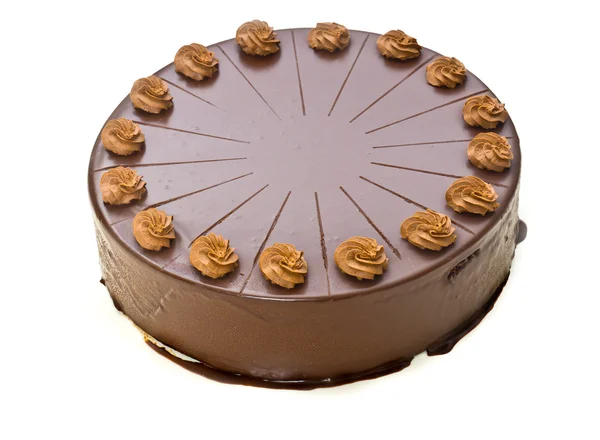 Domácí čokoládový dort — Stock fotografie