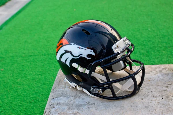 Denver broncos helmet — Stock Photo, Image