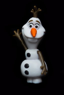 snowman Olaf from movie Frozen clipart