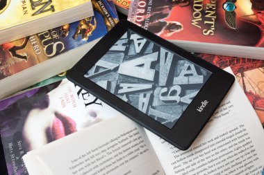 E kitap okuyucu tutuşmak
