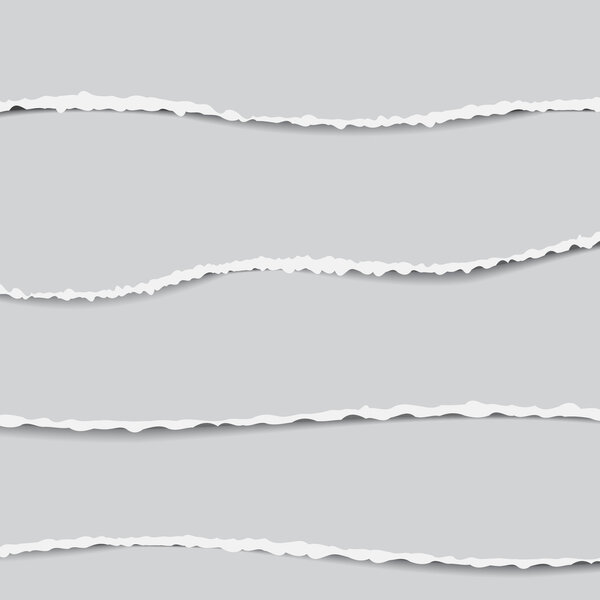Серый рваный бумажный фон
