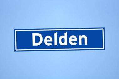 Hollanda 'da Delden yer adı işareti