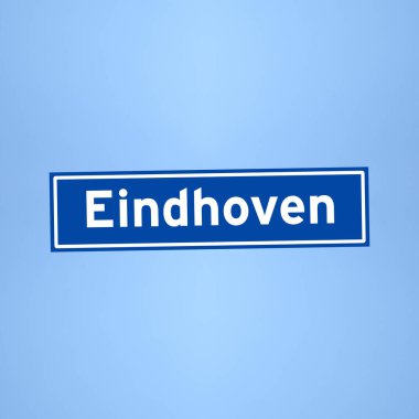 Hollanda 'da Eindhoven isim işareti