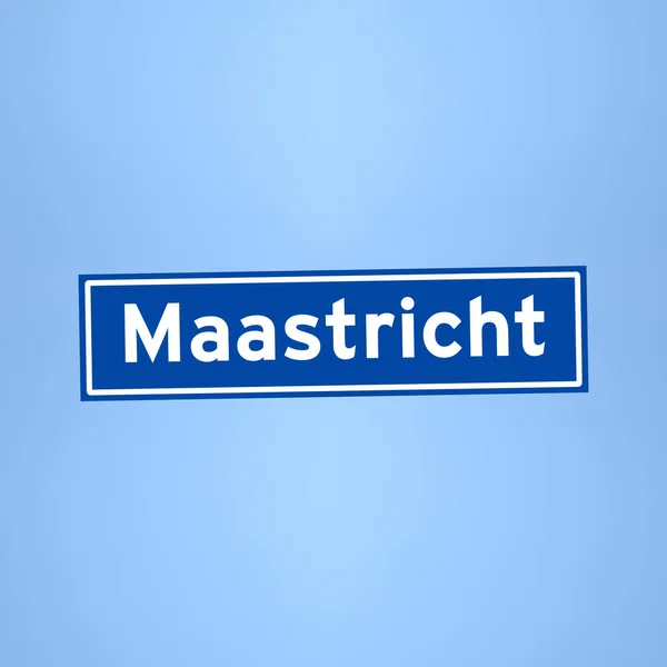 オランダのマーストリヒト地名記号 — ストック写真