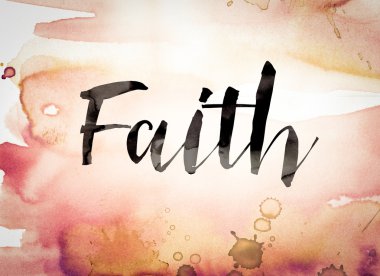 Faith Concept Watercolor Theme clipart