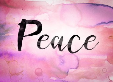 Barış kavramı suluboya Tema