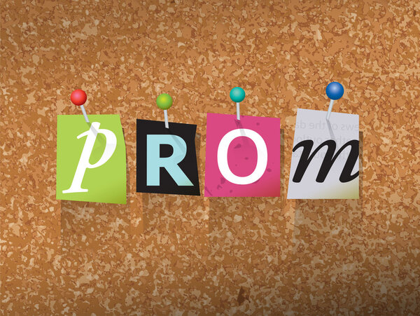 Prom Pinned Paper Illustration
