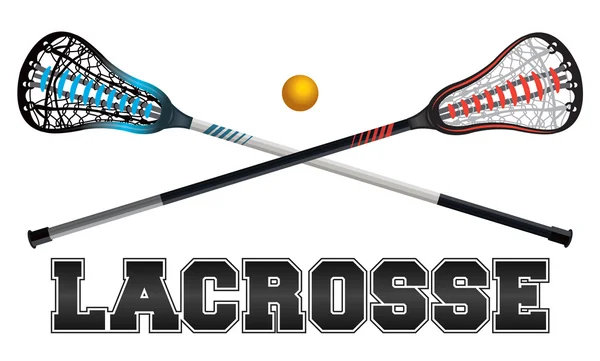 Illustrazione del design Lacrosse — Vettoriale Stock