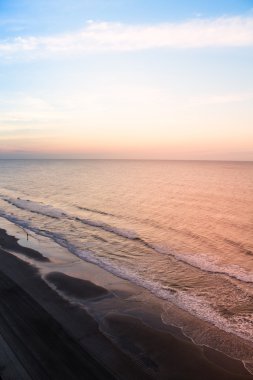 Beach Shoreline gündoğumu