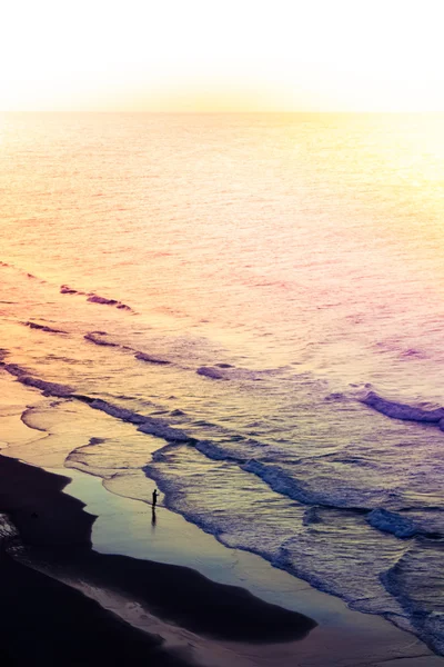 ชายหาด ชอร์ไลน์ ตอนพระอาทิตย์ขึ้น — ภาพถ่ายสต็อก