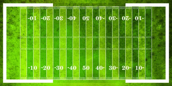 Vue aérienne du terrain de football américain — Photo