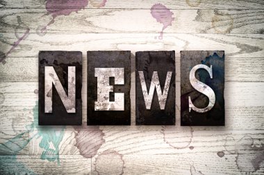 Haber kavramı Metal Letterpress türü