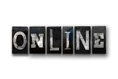 Tipo türü izole Online kavramı