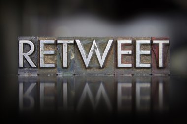 Retweet Letterpress