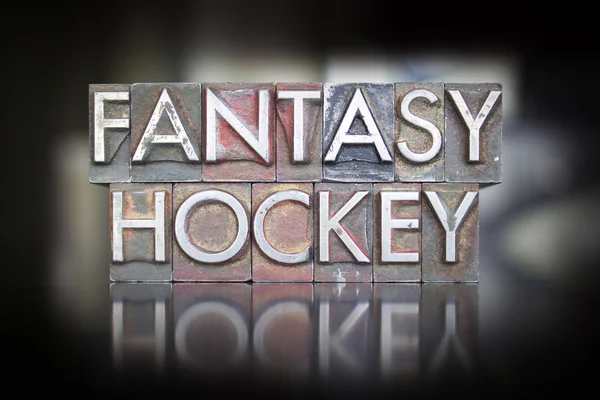 Typographie de Fantasy hockey — Photo