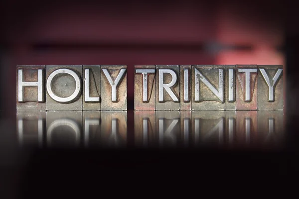 Holy Trinity Letterpress — Stock Photo, Image