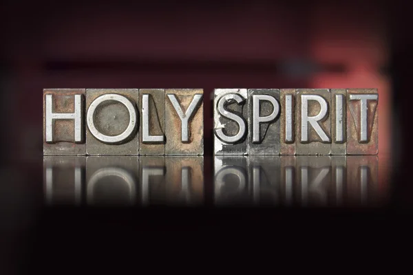 Kutsal Ruh letterpress — Stok fotoğraf