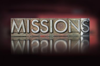 Missions Letterpress clipart