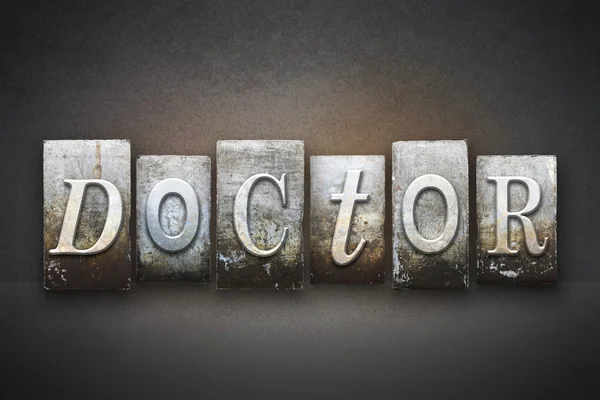 Doctor Letterpress — Stock Photo, Image