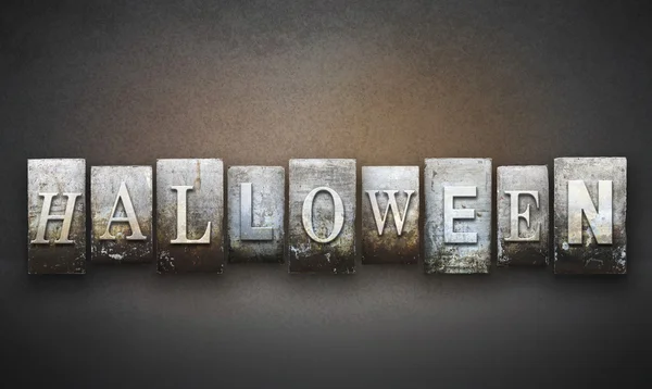 Tipografía de Halloween — Foto de Stock