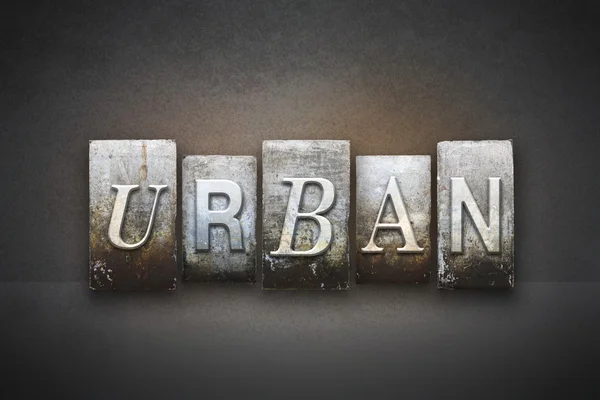 Tipografía urbana — Foto de Stock