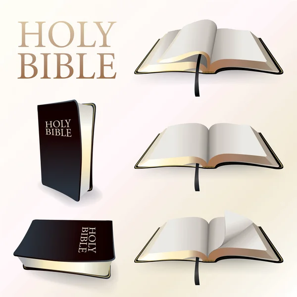 Illustration of Holy Bible — Stock Vector